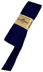 Schrägband / Einfassband Baumwolle Uni gefalzt 5m x 20mm 211-Dunkelblau 211-Dunkelblau