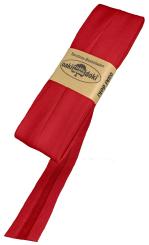 Schrägband / Einfassband Baumwolle Uni gefalzt 5m x 20mm 722-Rot 722-Rot