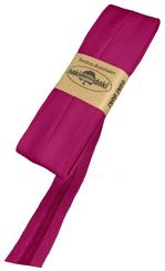Schrägband / Einfassband Baumwolle Uni gefalzt 5m x 20mm 766-Pink 766-Pink