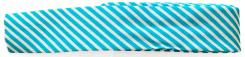Schrägband / Einfassband Baumwolle mit Muster gefalzt 2m x 20mm 1609-Streifen Türkis-Weiß 1609-Streifen Türkis-Weiß