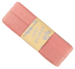 Schrägband / Einfassband Jersey 100% Viskose gefalzt 3m x 20mm Aprikose Aprikose