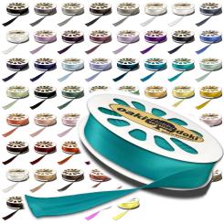 Schrägband / Einfassband Satin gefalzt 20m x 20mm 