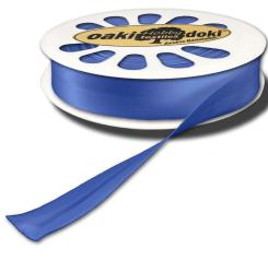 Schrägband / Einfassband Satin gefalzt 20m x 20mm 215-Royalblau 215-Royalblau