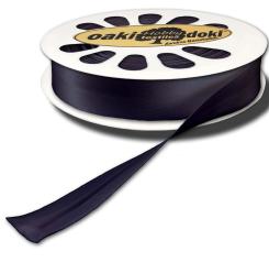 Schrägband / Einfassband Satin gefalzt 20m x 20mm 223-Dunkelblau 223-Dunkelblau