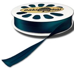 Schrägband / Einfassband Satin gefalzt 20m x 20mm 283-Petrol 283-Petrol