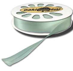 Schrägband / Einfassband Satin gefalzt 20m x 20mm 406-Hell-Mint 406-Hell-Mint