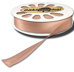 Schrägband / Einfassband Satin gefalzt 20m x 20mm 706-Lachs 706-Lachs