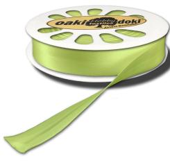 Schrägband / Einfassband Satin gefalzt 20m x 20mm 741-Apfelgrün 741-Apfelgrün