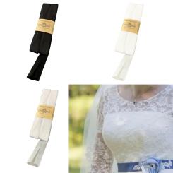 Schrägband / Einfassband feinste Charmeuse gefalzt 5m x 20mm 