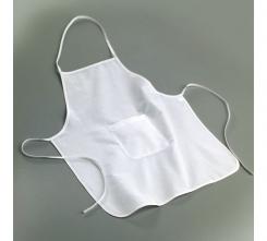 Schürze für Kinder Baumwolle weiss 