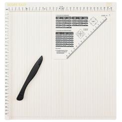 Score Easy Falzbrett 30.5x30.5 cm - Weiß - CM 