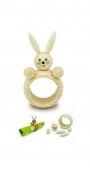 Serviettenring Hasen, natur 3 Stk. Bausatz 