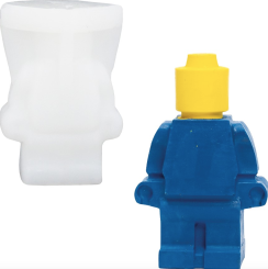 Silikon Gießform Figur Robot 6,7cm x 9,8cm x 5,2cm 