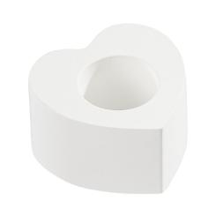 Silikon Gießform Kerzenhalter Herz ca. 4,5 x 2,5 cm 