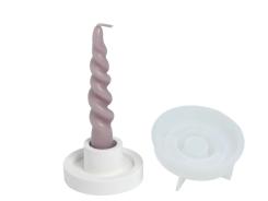 Silikon Gießform Kerzenhalter I, ca. 7,5 x 3,5 cm 