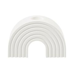 Silikon Gießform Kerzenhalter Regenbogen,  ca. 11,4 x 7,8 cm 