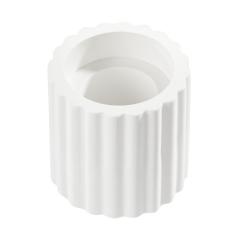 Silikon Gießform Kerzenhalter Rund ca. 4 x 4 cm 