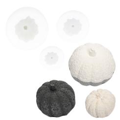Silikon Gießform Kürbis Set 7cm x 5,2cm + 5,7cm x 4,3cm + 4,8cm x 4cm 