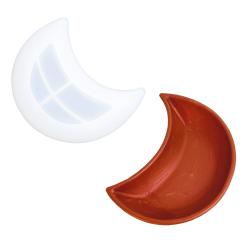 Silikon Gießform Schale Mond 11,7cm x 7cm 