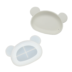 Silikon Gießform Schale Teddybär 13cm x 8,3cm 