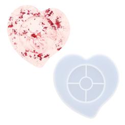 Silikon Gießform Untersetzer 11,8cm x 10,5cm x 1,5cm extra stabil - Hert 