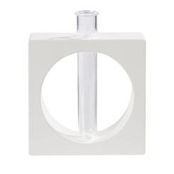 Silikon Gießform Vase, Quadrat für Reagenzglas ca. 11 x 11 x 3,5 cm 