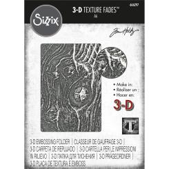 Sizzix 3-D Texture Fades Embossing Folders - Holzmaserung by Tim Holtz 