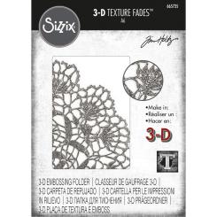 Sizzix 3-D Texture Fades Embossing Folders - Tortenspitze by Tim Holtz 
