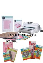 Sizzix Big Shot Plus (DIN A4) Starter Kit Stanz- und Prägemaschine Edition 2024 