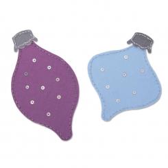 Sizzix Bigz Stanzer - Retro Weihnachtskugeln by Emily Tootle 