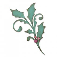 Sizzix Bigz Stanzer - Stechpalmen Zweig by Tim Holtz 