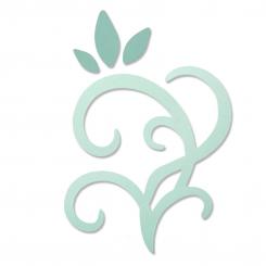 Sizzix Bigz Stanzer - Swirls & Blätter by Debi Potter 