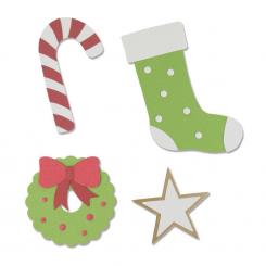 Sizzix Bigz Stanzer - Weihnachts Elemente by Kath Breen 