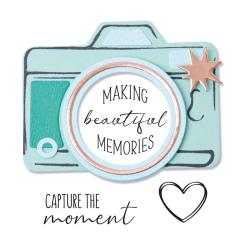 Sizzix Framelits Stanzer Set 10tlg. mit Stempel - Memory Maker by Olivia Rose 
