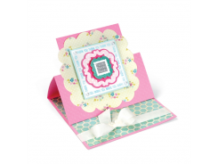 Sizzix Framelits Stanzer Set 9tlg mit Stempel - Thank You by Stephanie Barnard 