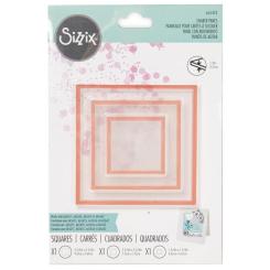 Sizzix Making Essential Shaker Scheiben Set 3tlg. - Quadrate 