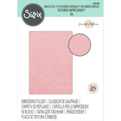 Sizzix Multi-Level Textured Impressions Embossing Folder - Fächerkacheln 
