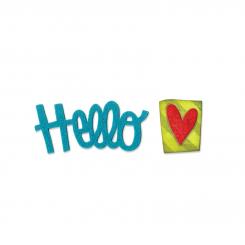 Sizzix Originals Stanzer - Phrase, Hello #2 by Stephanie Ackerman 