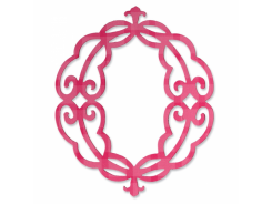 Sizzix Stanzer Bigz   - Frame, Vintage Oval 