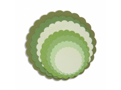 Sizzix Stanzer Framelits Set 8tlg - Kreise wellen 