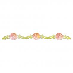 Sizzix Stanzer Sizzlits Decorative Strip - Flower, Rose Vine by Scrappy Cat 