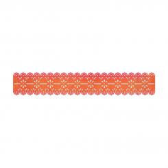 Sizzix Stanzer Sizzlits Decorative Strip Scallop Eyelets Lace 
