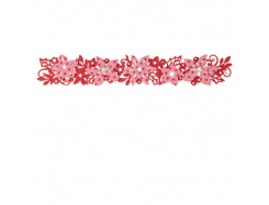 Sizzix Stanzer Sizzlits Decorative Strip - Winter Florals by Brenda Walton 