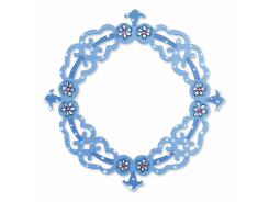 Sizzix Stanzer Sizzlits L Frame, Vintage Circle 