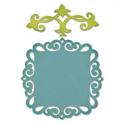 Sizzix Stanzer Thinlits - Decorative Accent & Label by Rachael Bright 