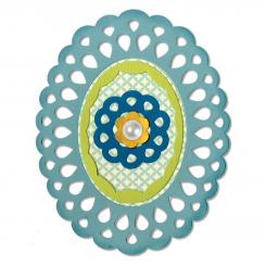 Sizzix Stanzer Thinlits - Frame Layers & Flowers by Rachael Bright 