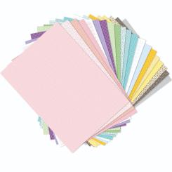 Sizzix Surfacez Karton mit Muster DIN A4 - Color Story - 216g 60 Blatt 