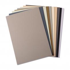 Sizzix Surfacez Leinenkarton DIN A4 - Neutrale Farben - 216g 60 Blatt 