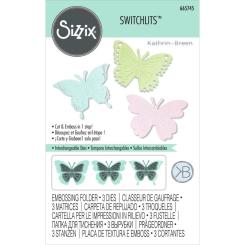 Sizzix Switchlits Embossing Folder - Detaillierte Schmetterlinge 
