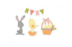 Sizzix Thinlits Stanzer - 17tlg - Ostern by Pete Hughes 